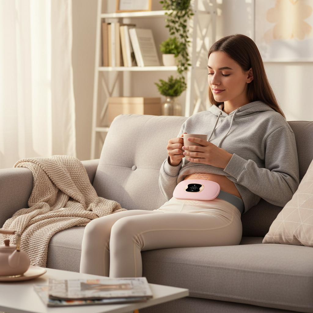 Smart Heating Massage Belt for Period Pain Relief