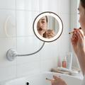 10X LED Magnifying Mirror with Suction Cup