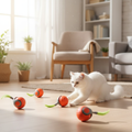 Smart Rolling Cat Toy Ball with LED Modes