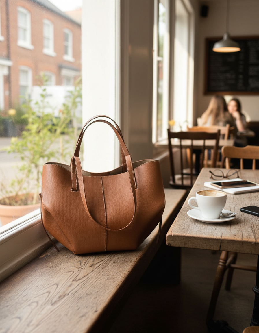 Vintage Women's Tote Bag - Spacious Shoulder Bag