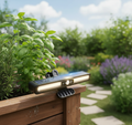 Solar Fence Lights with Motion Sensor - 2 Pack