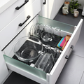 Adjustable Drain Rack Organizer for Kitchen Drawers