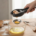 Stainless Steel Egg Slicer with Opening Mechanism