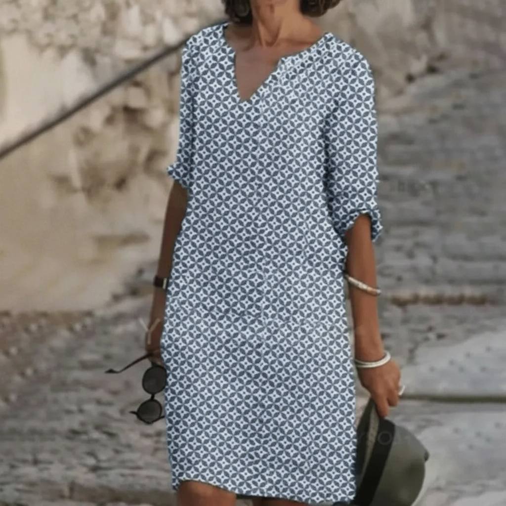 Elegant Polyester Dress for Spring & Summer