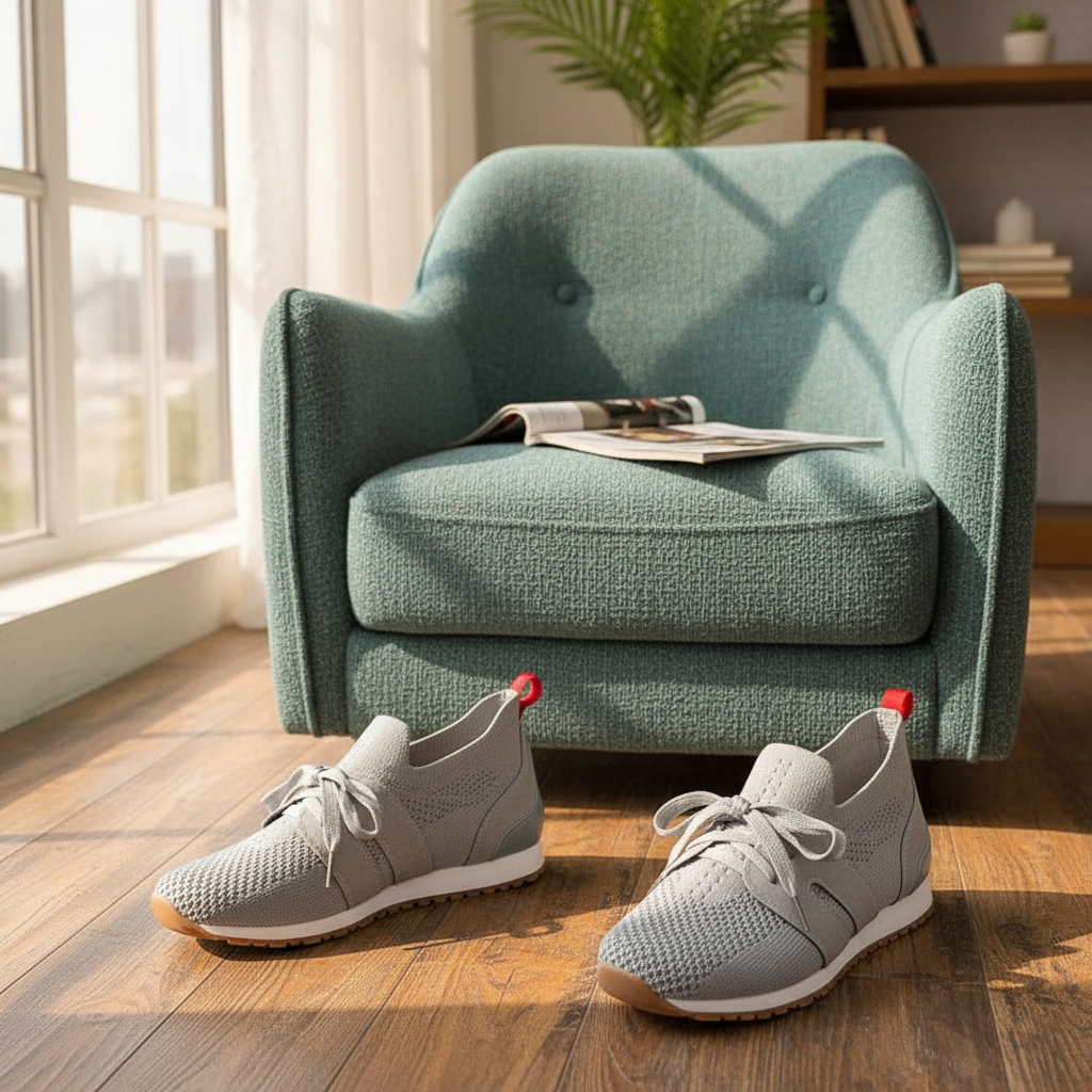 Orthopedic Mesh Sneakers with Gel Cushioning