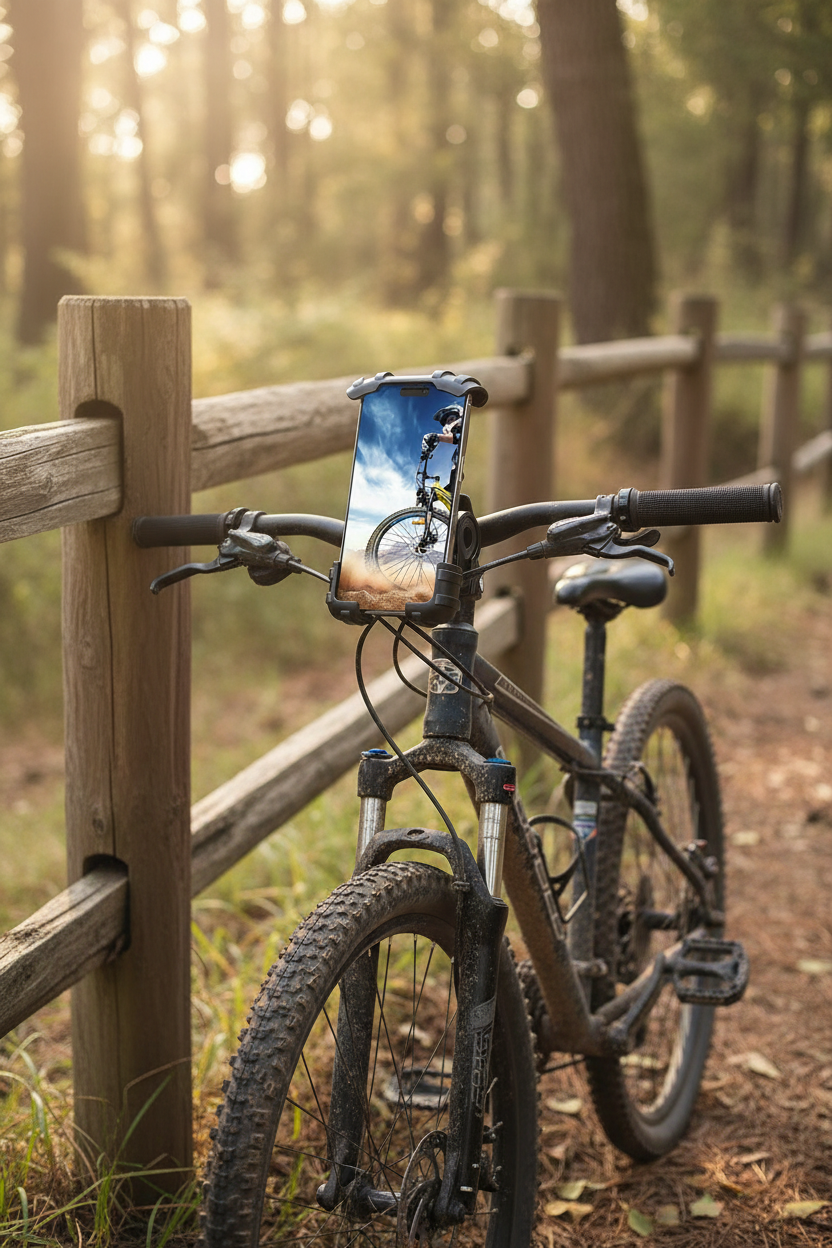 Motorcycle Phone Mount for Handlebars