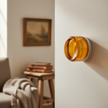 Modern Dimple Glass LED Wall Sconce with Color Options