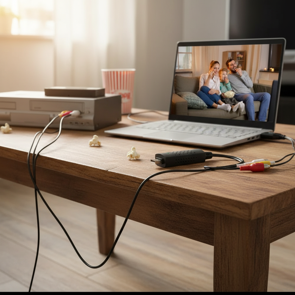 USB 2.0 Video Capture Adapter - VHS to Digital