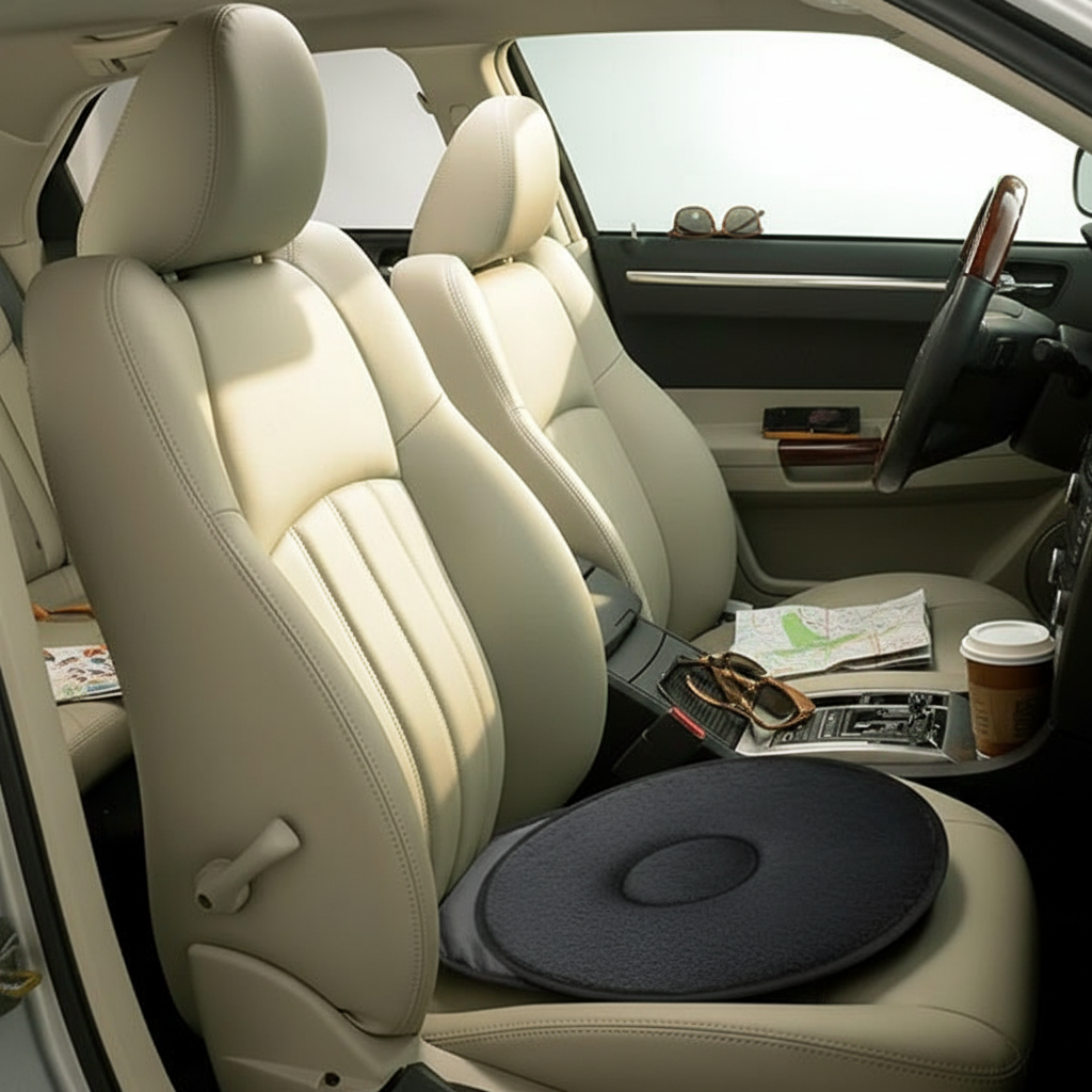 360° Rotating Seat Cushion for Easy Entry & Exit