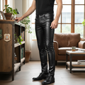 Men's Faux Leather Pants | Premium Style & Comfort