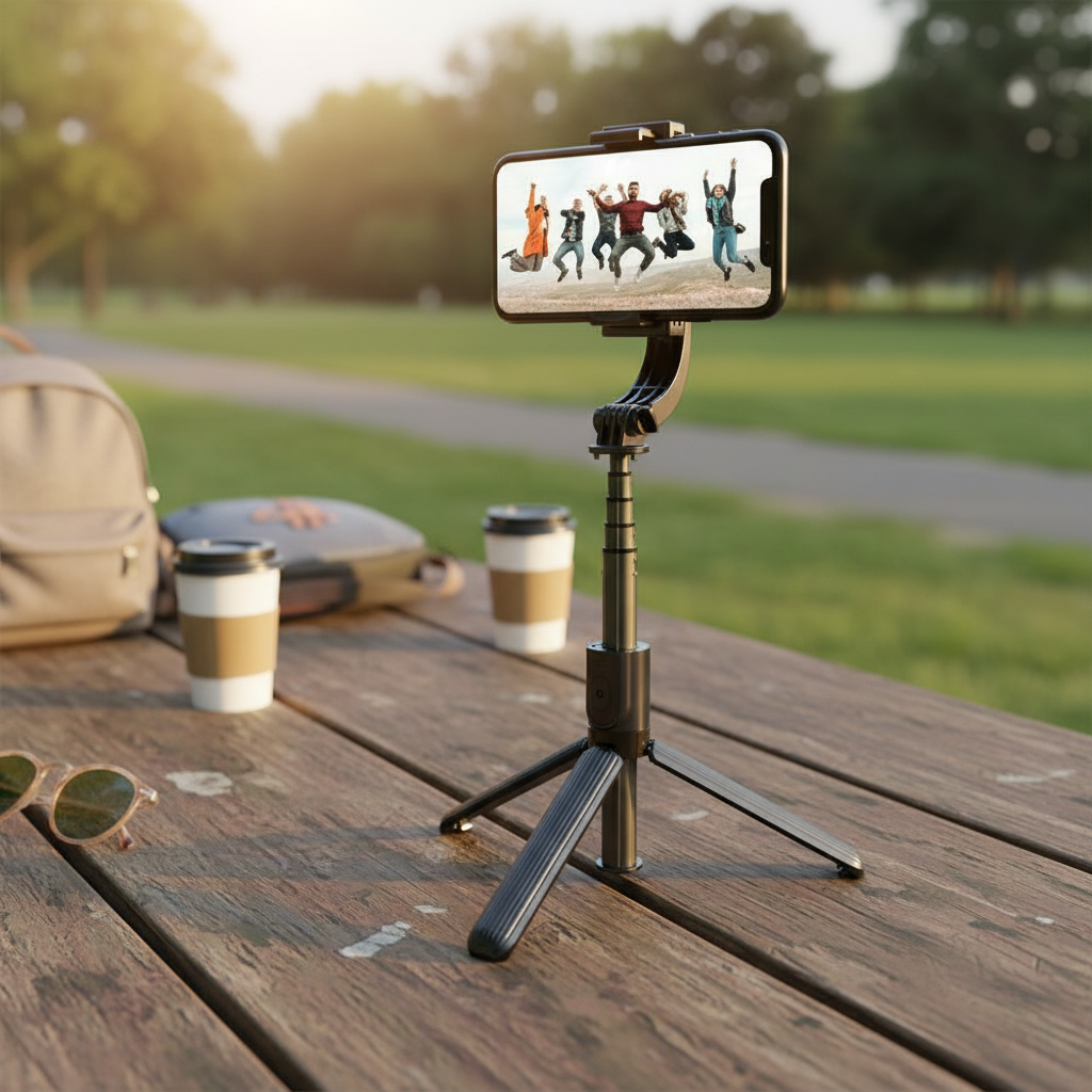 Smart 3D Smartphone Tripod with Bluetooth Remote