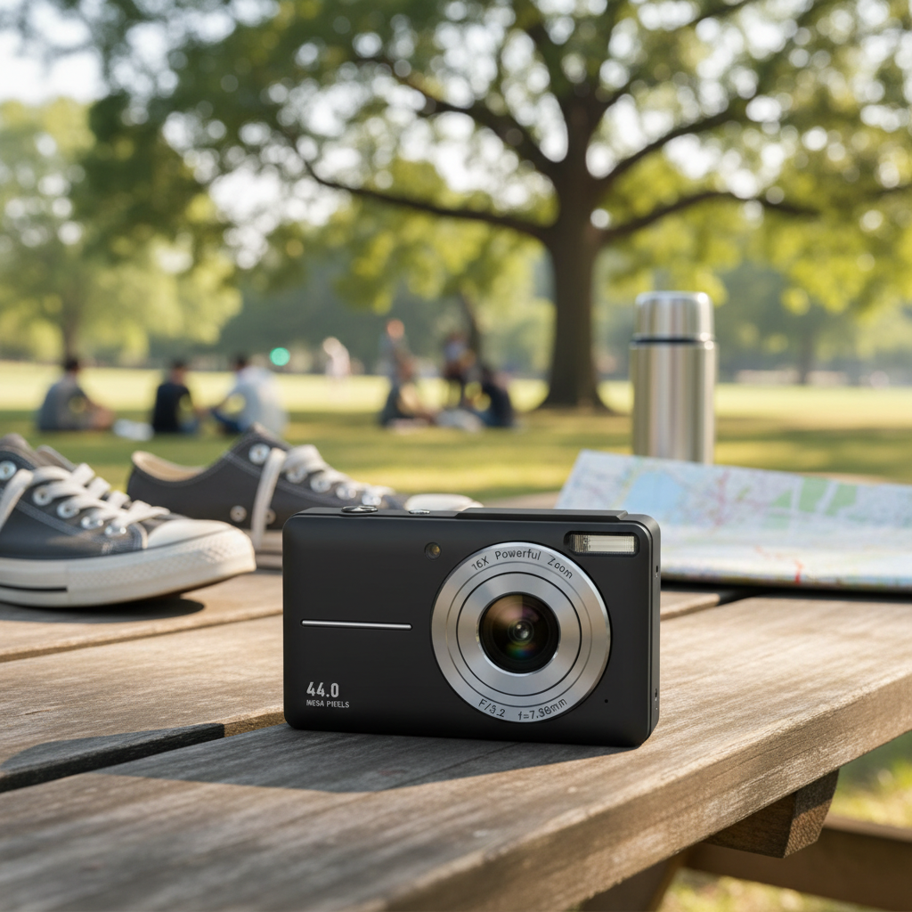 Retro Digital Camera - Compact HD Photo & Video