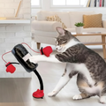 Interactive Cat Toy with Catnip & Suction Cup Base