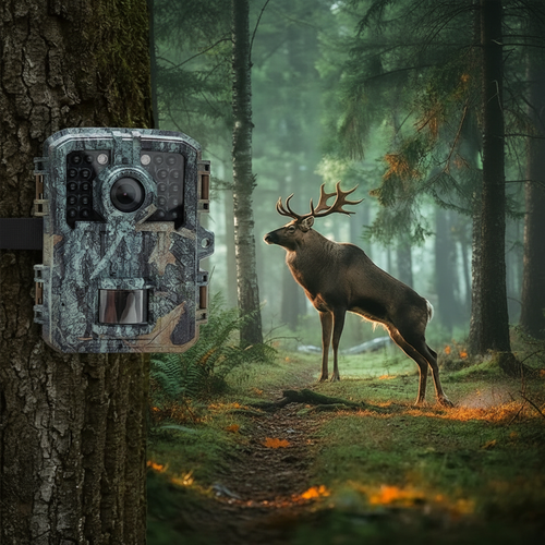 16MP Night Vision Trail Camera with PIR Motion Sensor