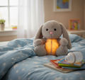 Breathing Stuffed Animal Bunny with Night Light