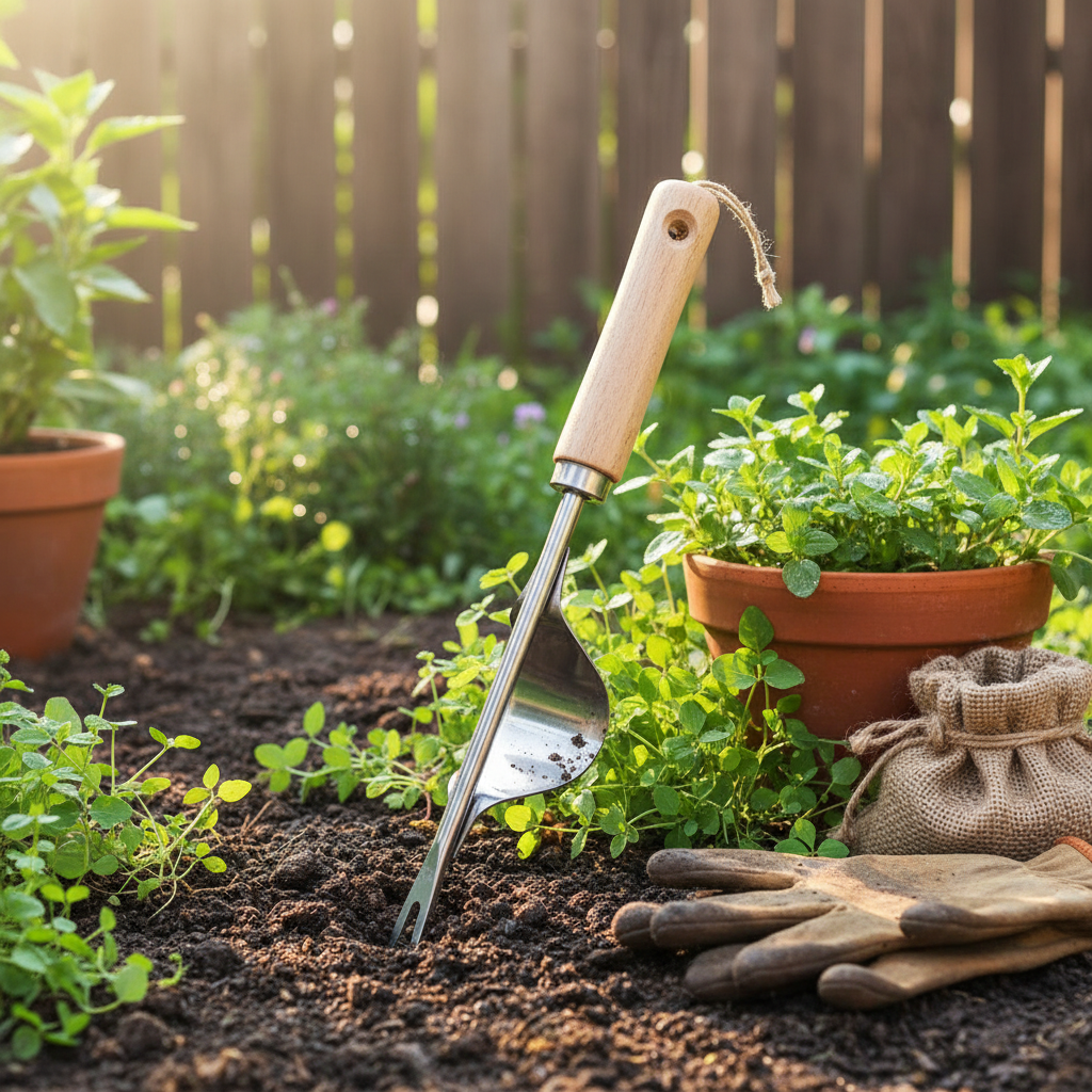 Long Handle V-Shaped Weed Puller Tool