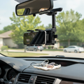 360° Rotating Car Phone Holder for Rearview Mirror