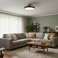 Warm White LED Ceiling Light | Flush Mount Fixture