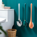 Soft Silicone Toilet Brush with Holder