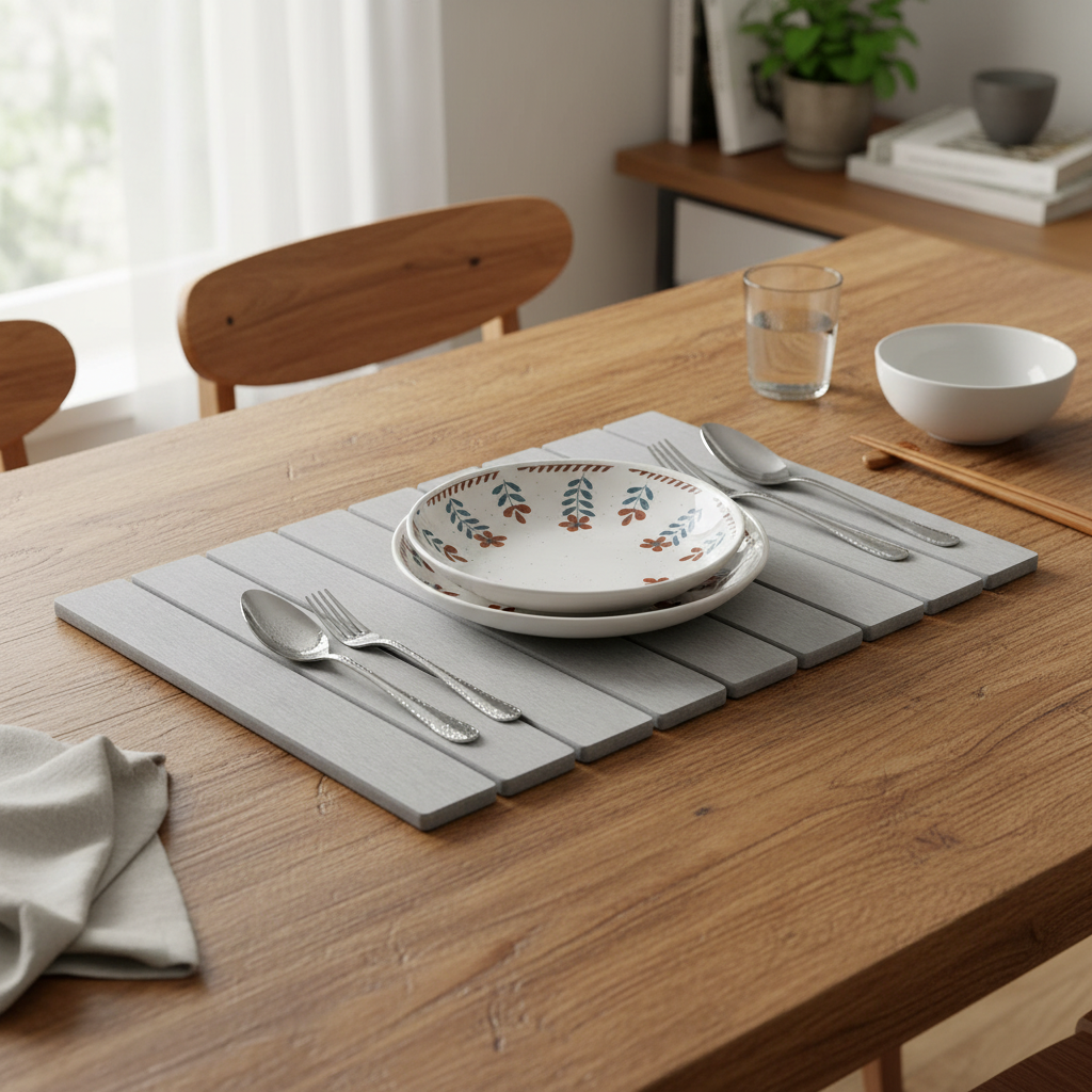 Foldable Diatomite Dish Drying Mat