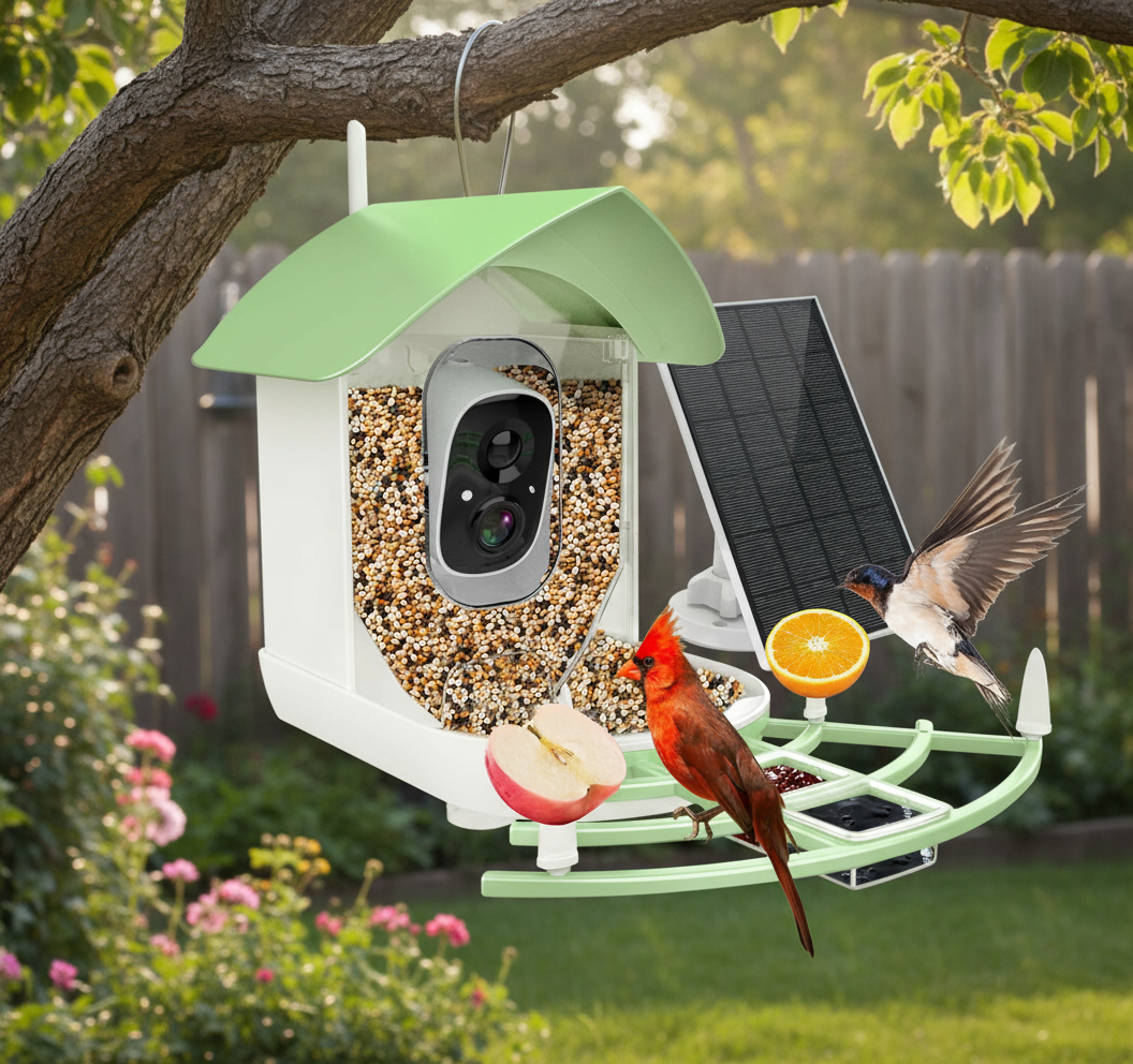 Smart Bird Feeder Camera with WiFi & Motion Detection