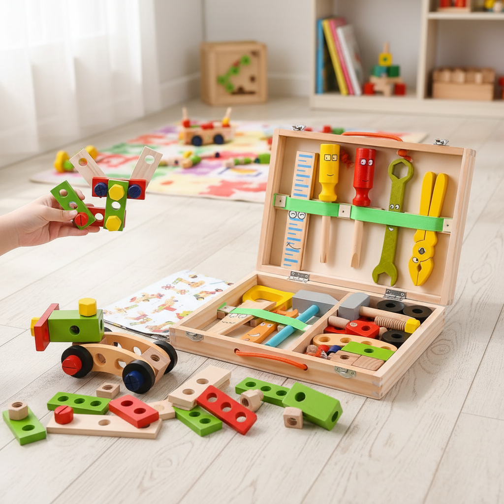 Kids Toolbox Set - 35 Piece Building Tool Kit