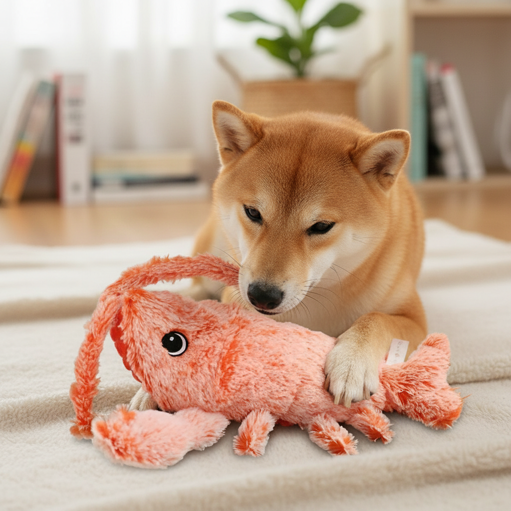 Floppy Lobster Interactive Dog Toy