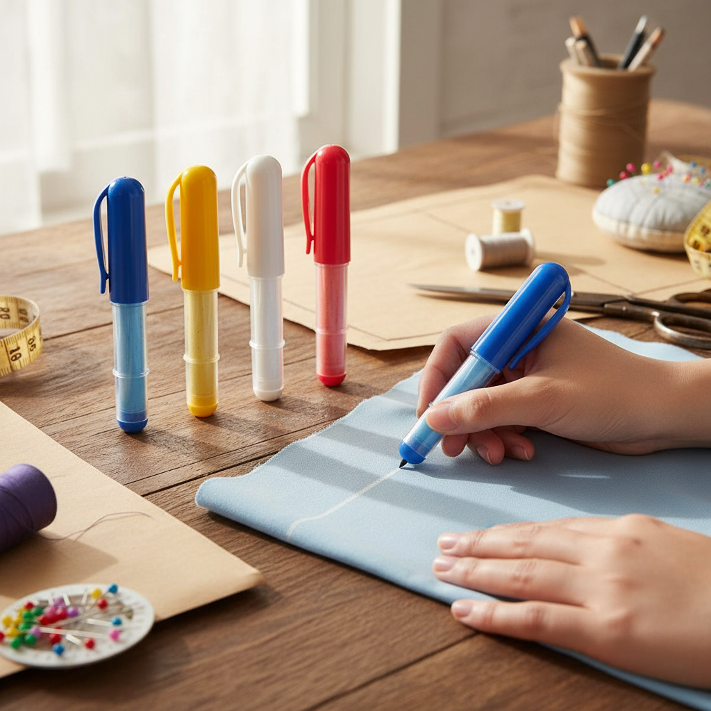 Fabric Marker Pen Set (4 Colors) - Washable & No-Bleed