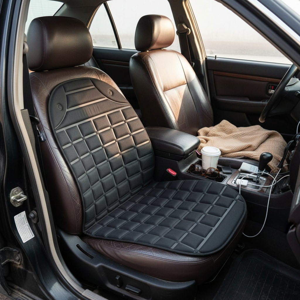 Heated Car Seat Cushion with Temperature Control