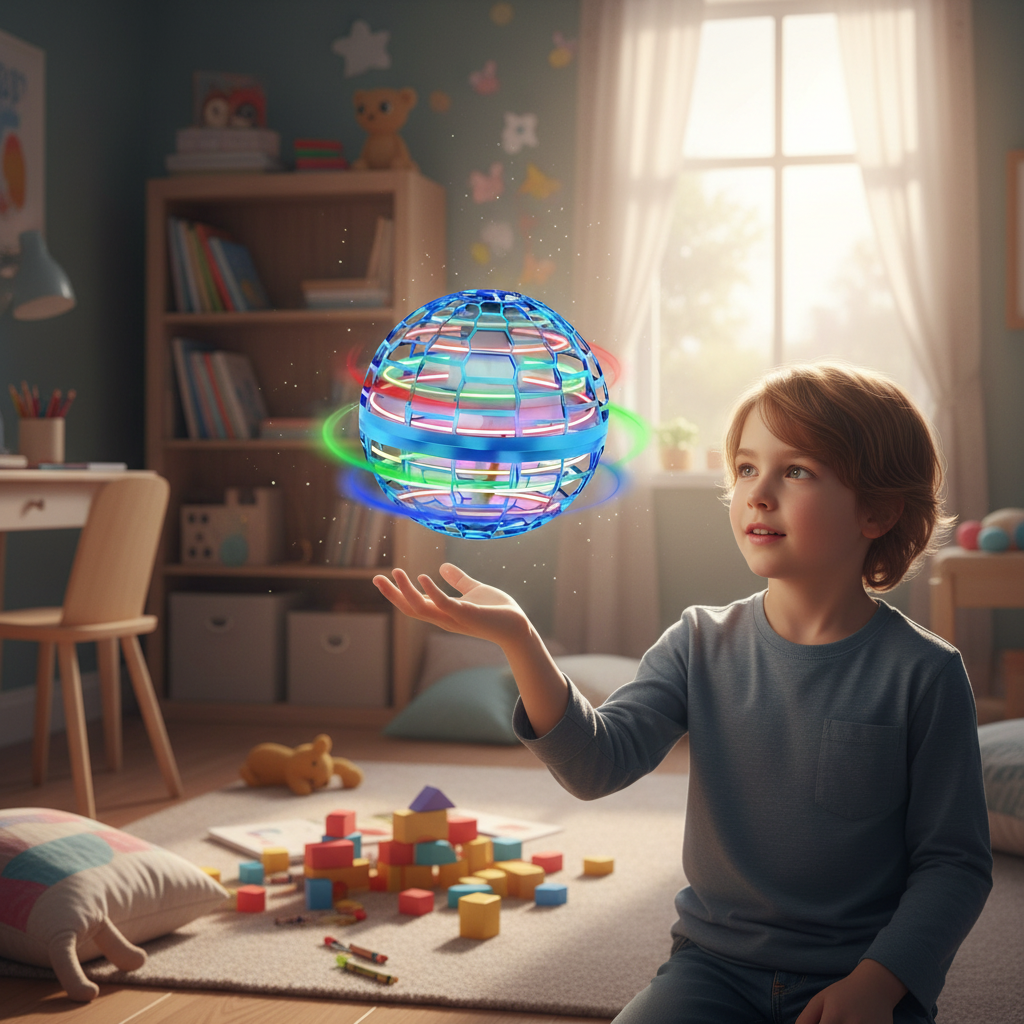 Cosmic Globe Flying Orb Fidget Spinner Toy