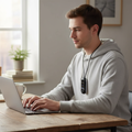 Wearable Air Purifier Necklace with USB Charging
