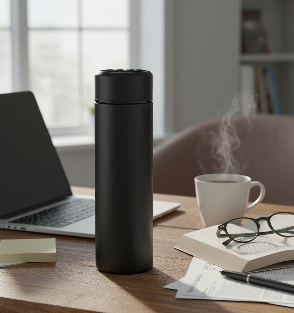 Smart LED Temperature Display Thermos Bottle