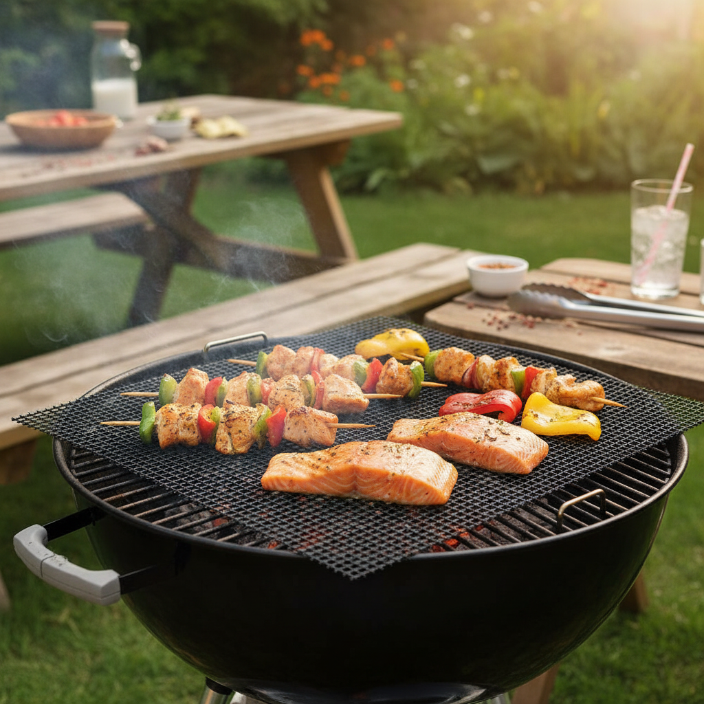 Non-Stick BBQ Grill Mesh Mat