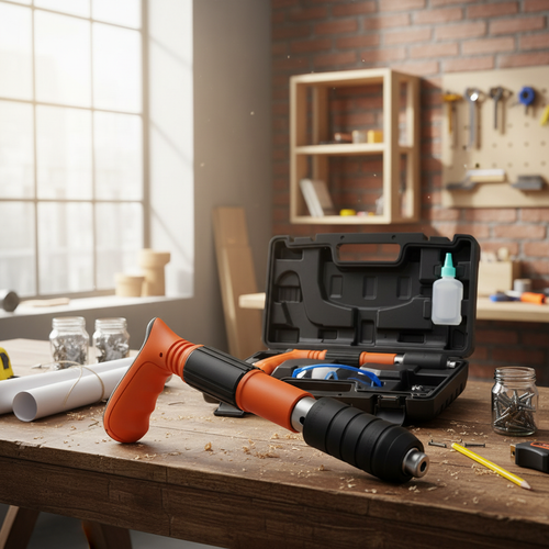 Air Nailer Gun - Pneumatic Nail Gun for Fastening