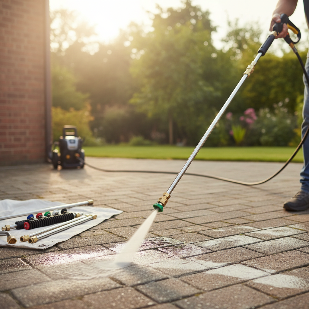 4000 PSI Telescoping Power Washer Extension Wand