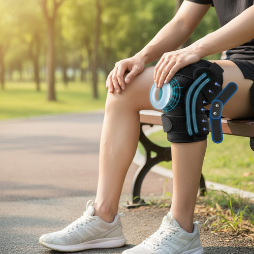 Adjustable Hinged Knee Brace for Meniscus Tears