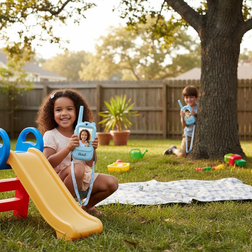 Kids Video Walkie Talkies 2-Pack with Face Chat