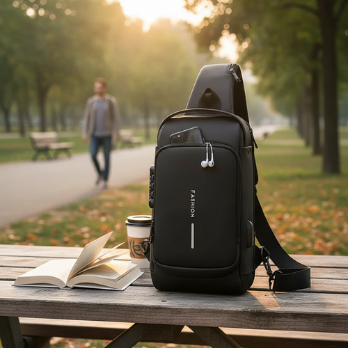 Anti-Theft Backpack with Hidden Pockets