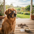 Breathable Dog Muzzle - Adjustable Fit All Sizes