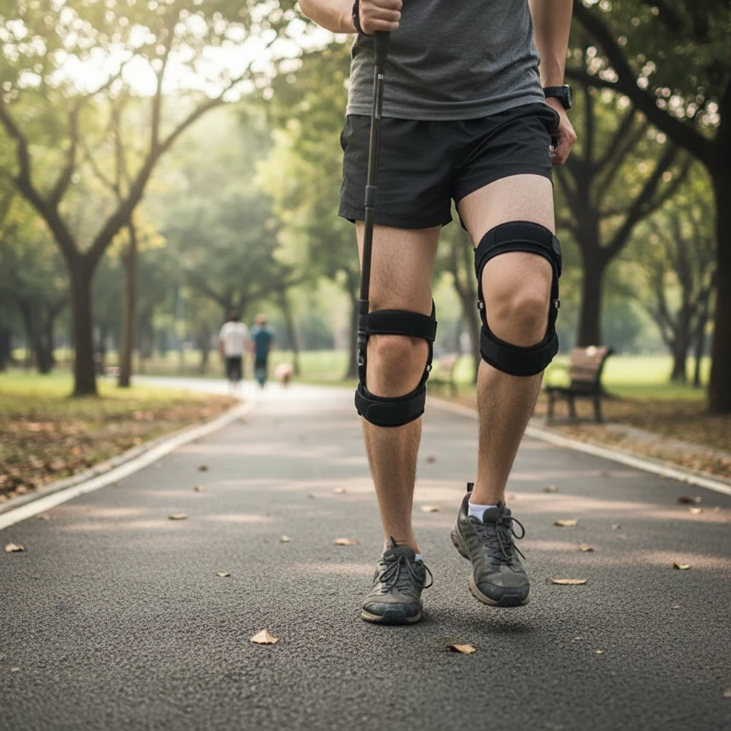 Power Knee Stabilizer Pads with Spring Support