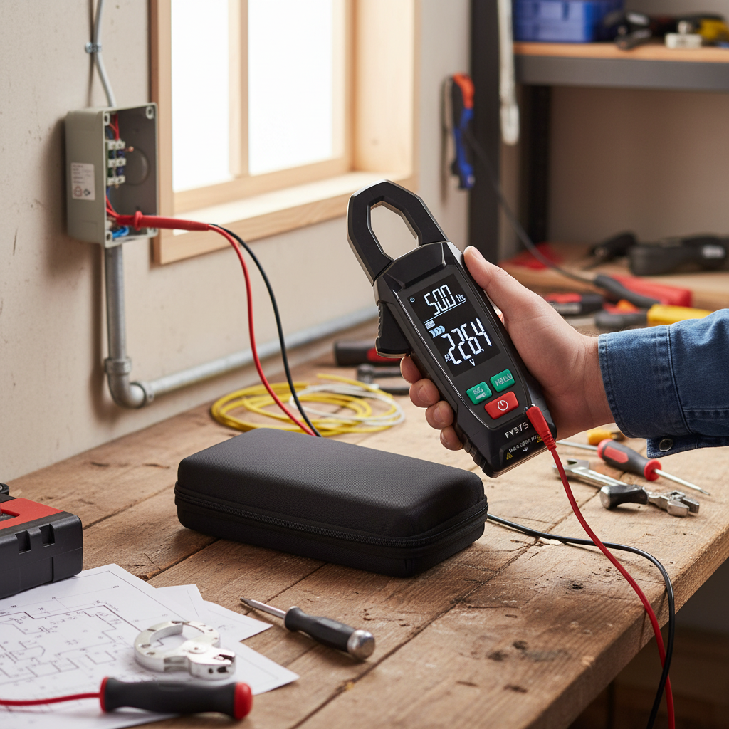 AC/DC Clamp Meter with True RMS & NCV Detection