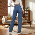 Women's High-Waisted Baggy Jeans
