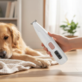 Quiet Pet Hair Trimmer with LED Light