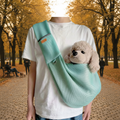 Lightweight Crossbody Dog Sling Carrier for Small Dogs