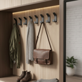 Self-Adhesive Wall Hooks 5-Pack - No Drilling