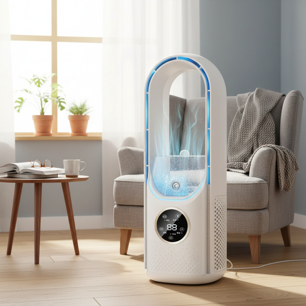 Bladeless Portable Air Conditioner with LED Display