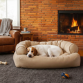Orthopedic Dog Sofa with Cushioning & Raised Sides