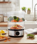 Electric Vegetable Steamer with 3 Tiers | 13.7L