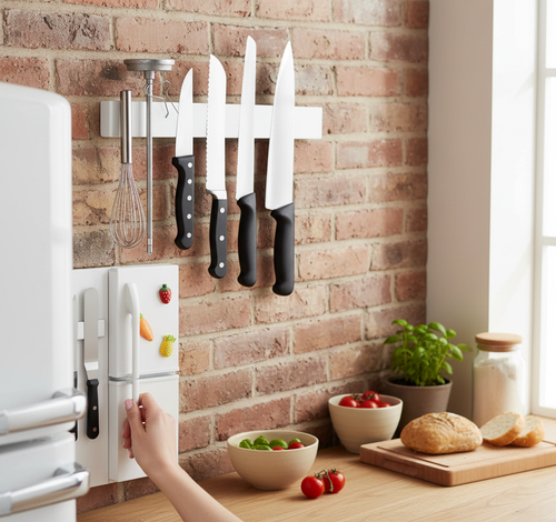 14 Inch Magnetic Knife Holder – Wall & Fridge Mount