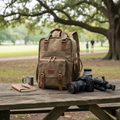 Waterproof Waxed Canvas Camera Backpack